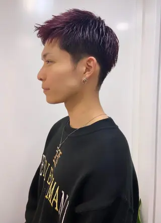 ショート カラー メンズ ♡ma ki♡のヘアスタイル