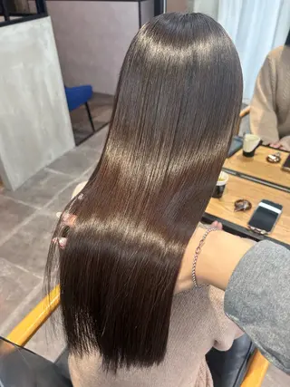 ロング カラー 韓国×髪質改善カラー 💎hinaのヘアスタイル