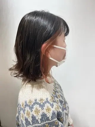 ミディアム カラー 🐺ウルフ/レイヤー 似合わせ‎🤍沙羅のヘアスタイル