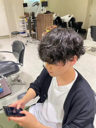 パーマ Lee尼崎所属・Lee尼崎／縮毛矯正 土肥凌輔のヘアスタイル