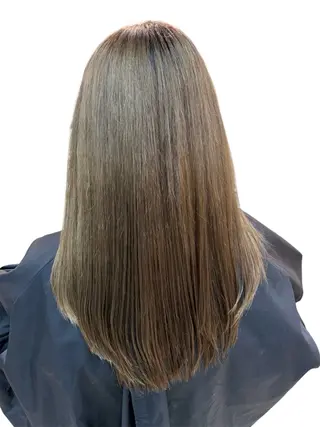 セミロング パーマ bless所属・shoki カットモデル大募集のヘアスタイル