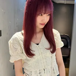 ロング カラー 吉祥寺/パーマ/ カラー/Abeのヘアスタイル