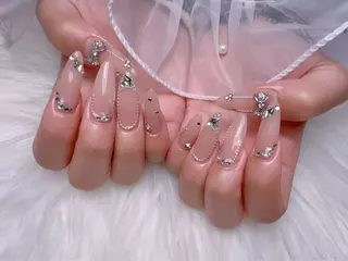 ロング Moomi あずりのネイルデザイン