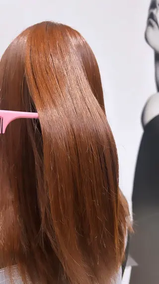 ロング カラー 塙 英万のヘアスタイル