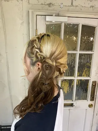 ロング ヘアアレンジ 🫧艶感カラー/ヘア アレンジ コユキ🫧のヘアスタイル