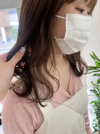 ロング カラー 暖色カラー／ ヘアセット🌛櫻井舞のヘアスタイル