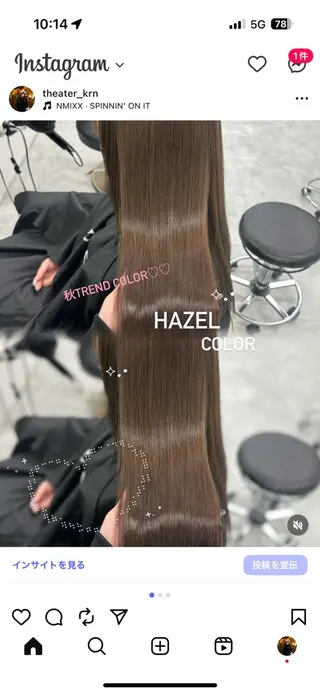 ロング カラー 上品モテヘア🩶 karen🩶のヘアスタイル