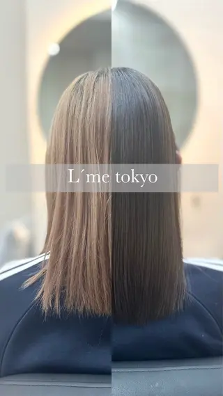 ミディアム カラー パーマ 【髪質改善特化】 tamのヘアスタイル