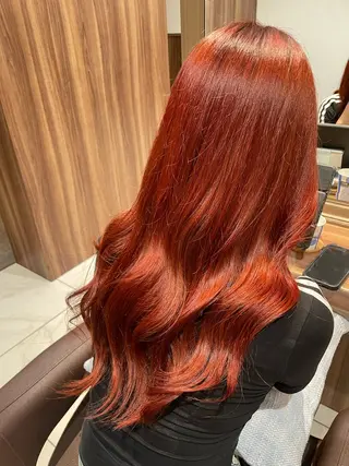ロング カラー ヘアアレンジ 暖色/くびれヘア/ Misakiのヘアスタイル