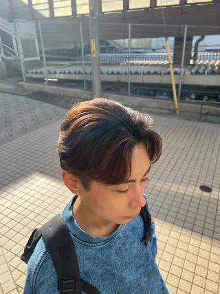 ショート メンズ 【髪質改善/縮毛矯正 /カラー】ホサカのヘアスタイル