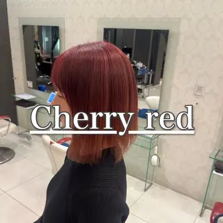 ミディアム カラー ブリーチ/暖色カラー 宮城陽日のヘアスタイル