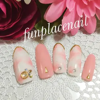 ショート ミディアム セミロング ロング カラー パーマ ヘアアレンジ メンズ キッズ ネイル まつエク nail salon&school felice所属・フェリーチェ瑞江店 新山のネイルデザイン