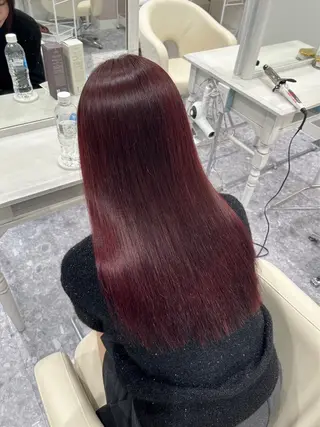 ロング カラー 武田 葵のヘアスタイル