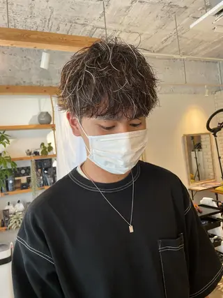 ミディアム 渋谷 メンズヘア⭐️ タニグチヨシユキのヘアスタイル