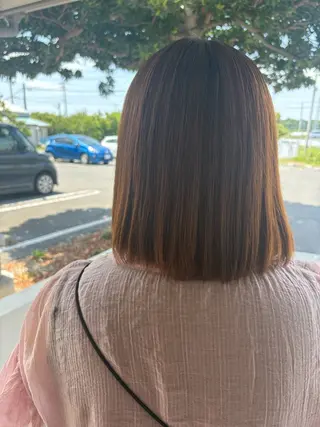 パーマ モデルさん募集🌟 艶カラー/杉山海帆のヘアスタイル