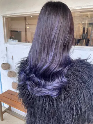 ロング カラー 後藤 陽花子のヘアスタイル