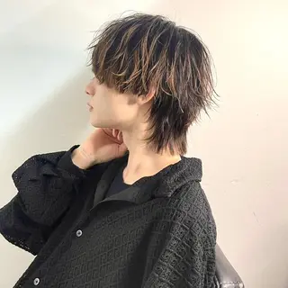 メンズ 🥀YUIHA🥀 テザインカラー♥のヘアスタイル