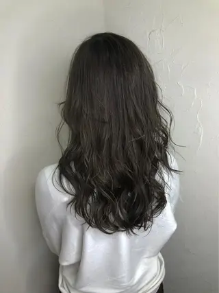 セミロング カラー 韓国ヘア🫧艶カラー 🫧髪質改善/オオヤのヘアスタイル