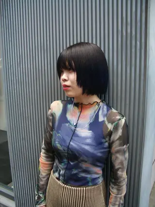 ショート カラー ヘアアレンジ marino マリノのヘアスタイル