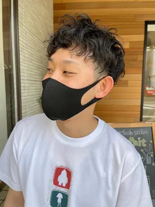 パーマ メンズ 【AMANEQ】 yuka🦋のヘアスタイル