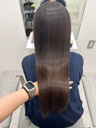 ロング 💎縮毛矯正/透明感 カラー💎椎葉みひろのヘアスタイル