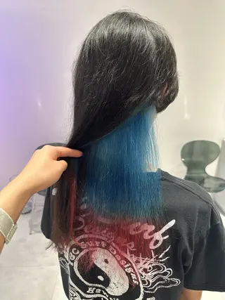 セミロング ブリーチカラーボブ sayo🧸🤎のヘアスタイル