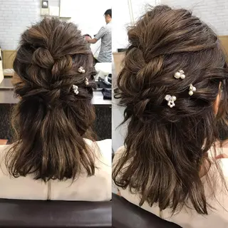 ミディアム ヘアアレンジ beauty salon Atora所属・大賀 海夕の眉毛・アイブロウイメージ