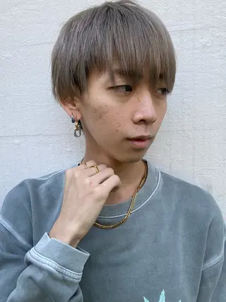 ショート メンズ パーマ特化/フェザー パーマシャドウ/真生のヘアスタイル