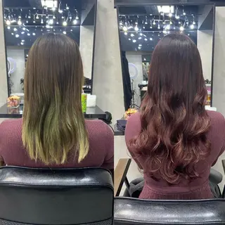 ロング カラー ヘアアレンジ ar+ ❤︎ maiのヘアスタイル