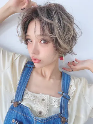 ショート カラー ⭐️Shelter by TOKYO⭐️のヘアスタイル