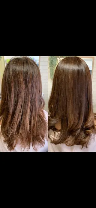 ロング 佐治 加奈子のヘアスタイル