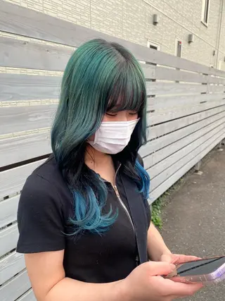 セミロング カラー 理想実現/ カラー特化🧸こころのヘアスタイル