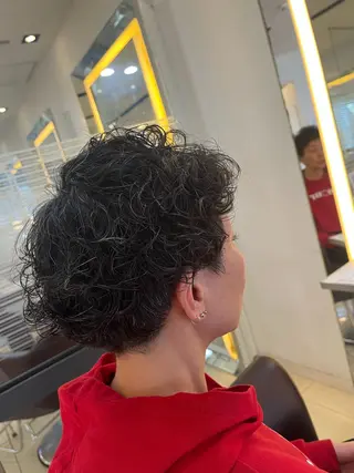 ショート パーマ 🟣タマコシトム 🟣のヘアスタイル