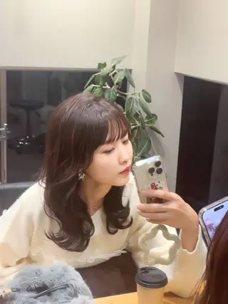 ミディアム カラー パーマ ヘアアレンジ 佐藤優太朗 似合わせ/髪質改善のヘアスタイル