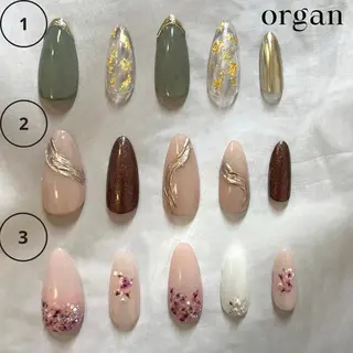 ネイル 【ＯＲＧＡＮ】 nailのネイルデザイン
