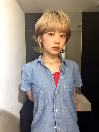 カラー ブリーチ特化/ 渋谷/TAIKIのヘアスタイル