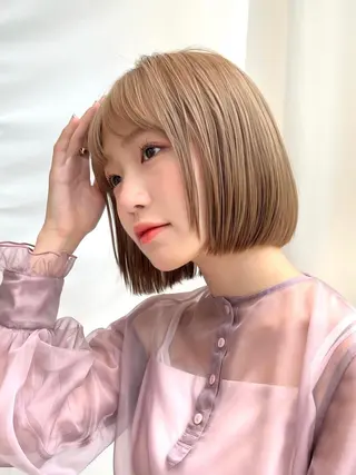 ショート カラー パーマ ヘアアレンジ レイヤーカット/ボブ /縮毛矯正✨大輝のヘアスタイル