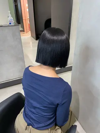 カラー offwhite Nano🪩🧡のヘアスタイル