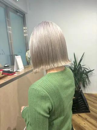 ミディアム カラー lani hair salon所属・SHOTO ハイトー ン/デザインカラーのヘアスタイル