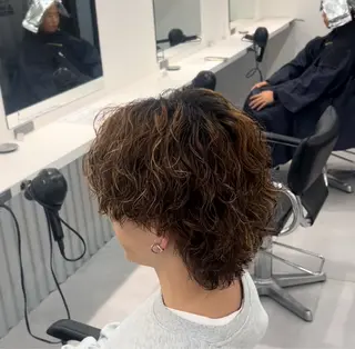 パーマ メンズ メンズ専門/パーマ 特化/栄/北出瑞貴のヘアスタイル