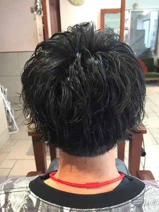 パーマ ヘアアレンジ メンズ メンズパーマの巨匠 鈴木純のヘアスタイル