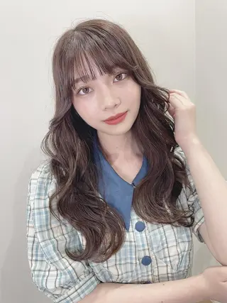 セミロング カラー 【店長】インナー指名 No.1戸塚優思のヘアスタイル