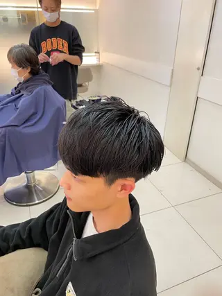 ショート メンズ 髪質改善/縮毛/トリ ートメント/平野広大のヘアスタイル