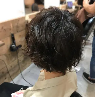 ミディアム パーマ NATSUKA 905号室のヘアスタイル