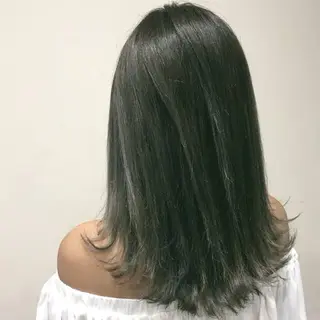 セミロング カラー Dh-HAL clover 井土ヶ谷店所属・T Sのヘアスタイル