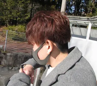 ショート カラー メンズ sola方南町所属・原一真/ 外国人ショートヘアのヘアスタイル