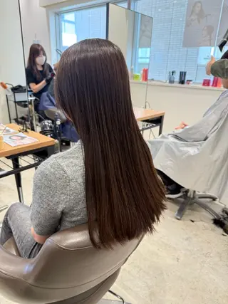 ロング カラー 髪質改善カラー ゆづきのヘアスタイル