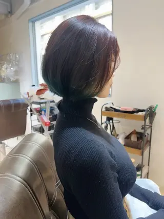 ショート カラー Mirror'所属・韓国ヘア/ショート 押本恵一のヘアスタイル