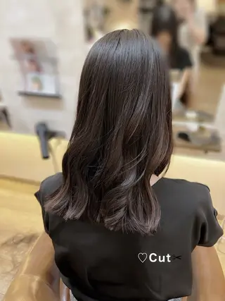 セミロング 🤍FLEAR 白濱 かえで🎀.⋆のヘアスタイル