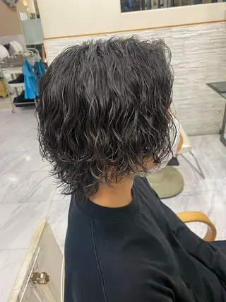 パーマ メンズ 🌴パーマオタク🌴 長谷川 諒佑🌈のヘアスタイル